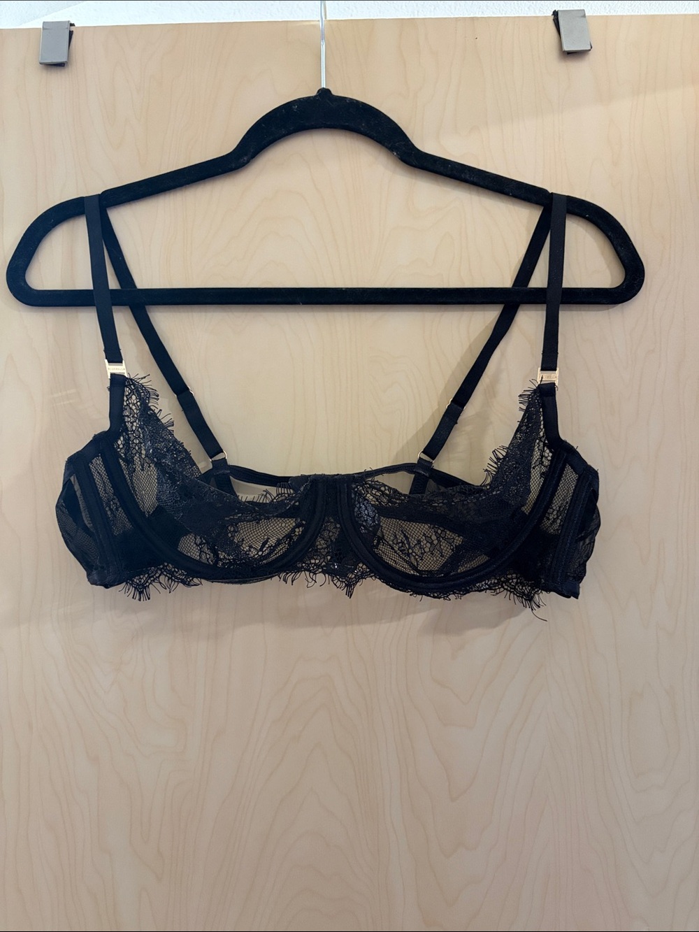 Bluebella Black Sheer Lace Underwire Bra